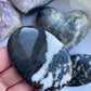 Zebra Jasper Palm Stone Crystal