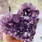 Amethyst Crystal Heart Polished Grade A -Large Amethyst Druzy Heart - Home Decor