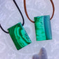 Malachite Necklace -Malachite Crystal Pendant