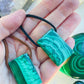 Malachite Necklace -Malachite Crystal Pendant