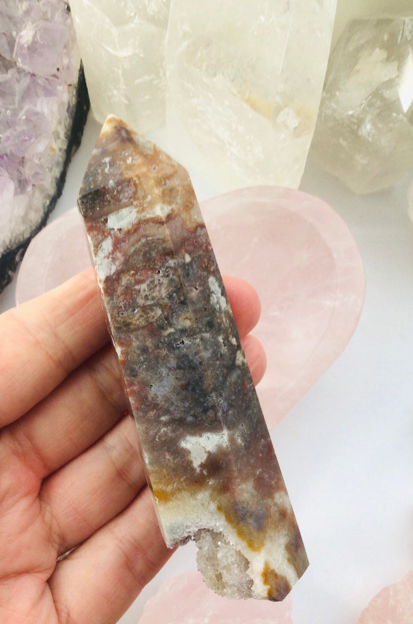 Sphalerite Crystal Tower - Druzy Crystal Tower