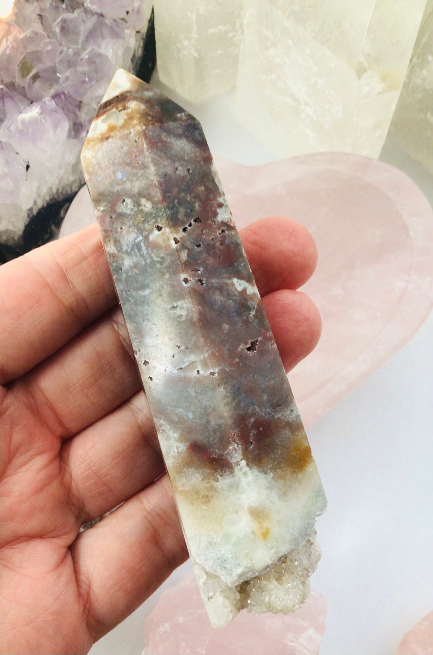 Sphalerite Crystal Tower - Druzy Crystal Tower