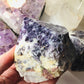 Lepidolite Point Crystal Rough Base  with Polished Top