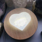 Led Light Box for Crystals Large Size 12cm Light Box USB - Light Box Stand For Crystal -Led Light Box - Wood - Circular Jo