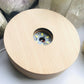 Led Light Box for Crystals Large Size 12cm Light Box USB - Light Box Stand For Crystal -Led Light Box - Wood - Circular Jo
