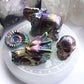 Bismuth Ammonite - Rainbow Bismuth Crystal Ammonite
