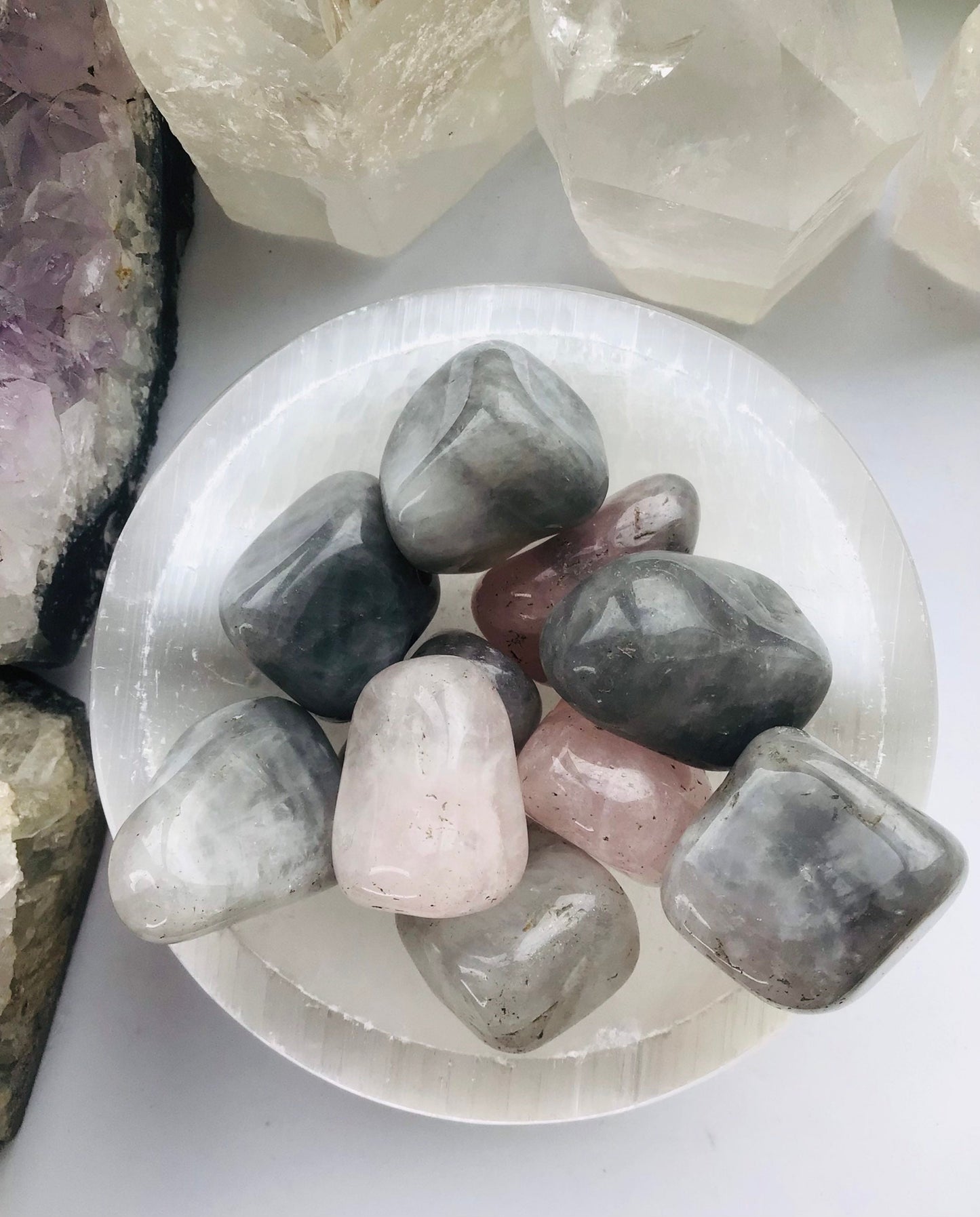 Luna Rose Crystal Tumblestones