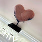 Pink Amethyst Crystal Heart On Stand - Rare Pink Amethyst Crystal