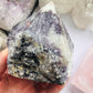 Lepidolite Point Crystal Rough Base with Polished Top