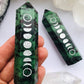 Ruby Zoisite Crystal Moon Phase Tower Point - Crystal Moon Phase Generator