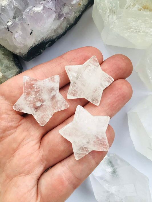 Clear Quartz Crystal Star