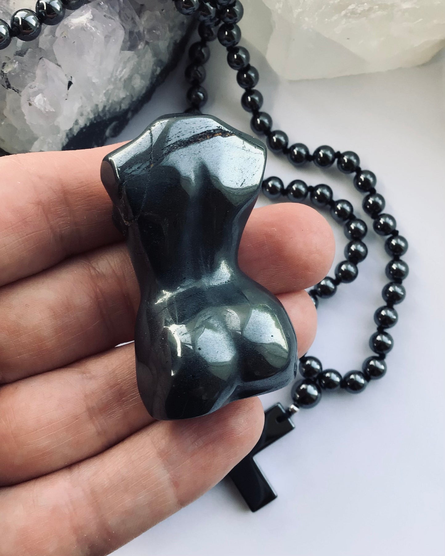 Hematite Goddess Crystal Body