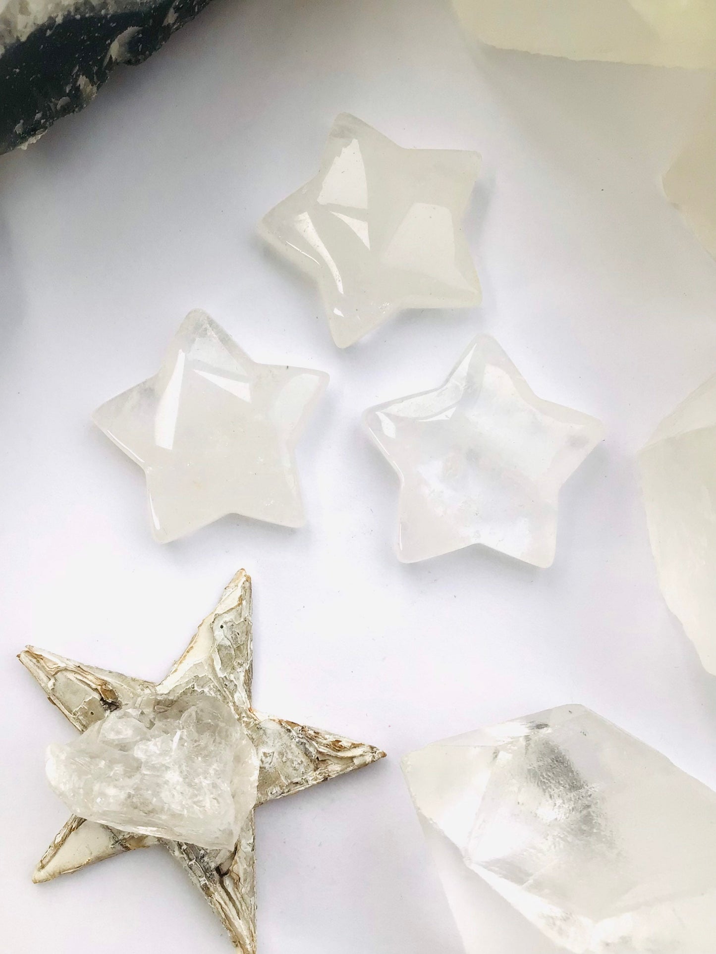 Clear Quartz Crystal Star