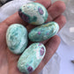 Ruby In Fuchsite Large Tumblestones Rare Crystal