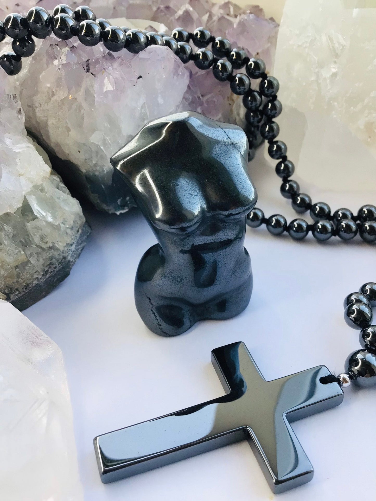 Hematite Goddess Crystal Body