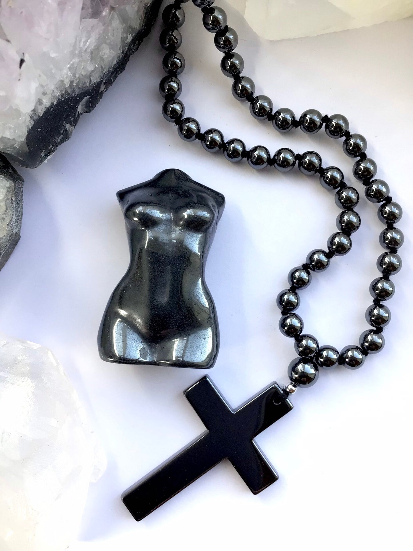 Hematite Goddess Crystal Body