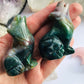 Fancy Jasper Wolf Hand Carved Large