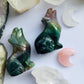 Fancy Jasper Wolf Hand Carved Large