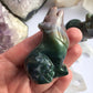 Fancy Jasper Wolf Hand Carved Large
