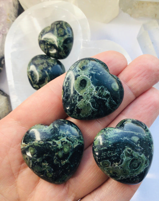 Kambaba Jasper Heart