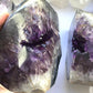 Amethyst Crystal Bookends
