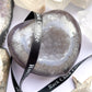 Amethyst Heart Crystal Druzy Polished Heart